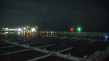 Weather camera view of Waukegan Harbor and Marina.