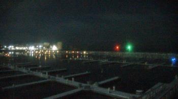Weather camera view of Waukegan Harbor and Marina.