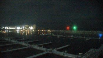 Weather camera view of Waukegan Harbor and Marina.