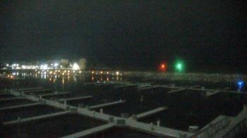 Weather camera view of Waukegan Harbor and Marina.