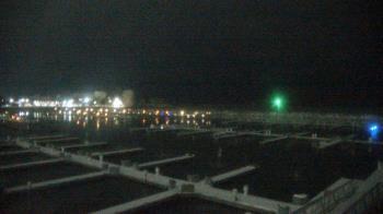 Weather camera view of Waukegan Harbor and Marina.