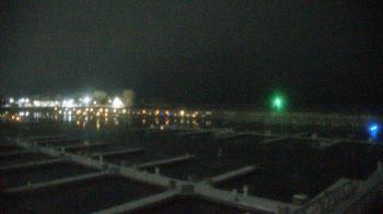 Weather camera view of Waukegan Harbor and Marina.