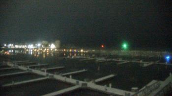 Weather camera view of Waukegan Harbor and Marina.