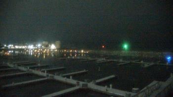 Weather camera view of Waukegan Harbor and Marina.