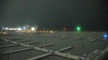 Weather camera view of Waukegan Harbor and Marina.