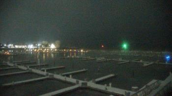 Weather camera view of Waukegan Harbor and Marina.