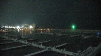 Weather camera view of Waukegan Harbor and Marina.