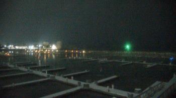 Weather camera view of Waukegan Harbor and Marina.