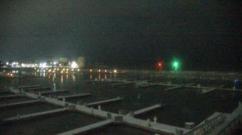 Weather camera view of Waukegan Harbor and Marina.