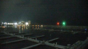 Weather camera view of Waukegan Harbor and Marina.