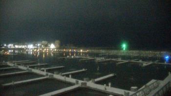 Weather camera view of Waukegan Harbor and Marina.
