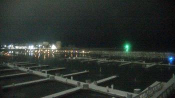 Weather camera view of Waukegan Harbor and Marina.