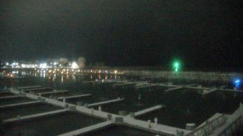 Weather camera view of Waukegan Harbor and Marina.