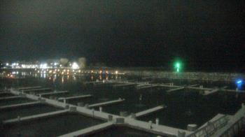 Weather camera view of Waukegan Harbor and Marina.