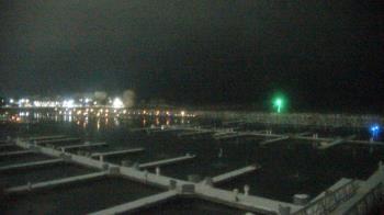 Weather camera view of Waukegan Harbor and Marina.