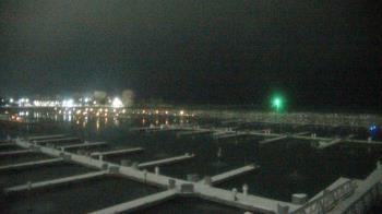 Weather camera view of Waukegan Harbor and Marina.