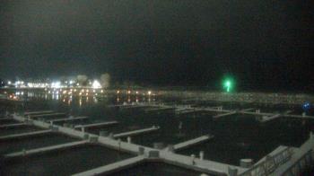 Weather camera view of Waukegan Harbor and Marina.
