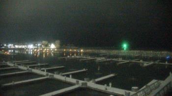 Weather camera view of Waukegan Harbor and Marina.
