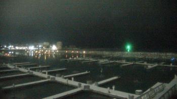 Weather camera view of Waukegan Harbor and Marina.