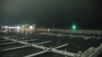 Weather camera view of Waukegan Harbor and Marina.