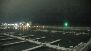 Weather camera view of Waukegan Harbor and Marina.