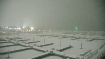 Weather camera view of Waukegan Harbor and Marina.