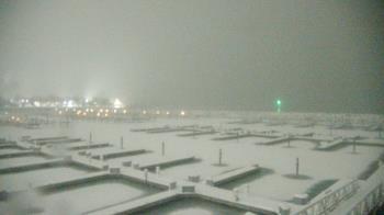 Weather camera view of Waukegan Harbor and Marina.