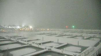 Weather camera view of Waukegan Harbor and Marina.