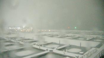 Weather camera view of Waukegan Harbor and Marina.