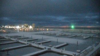 Weather camera view of Waukegan Harbor and Marina.