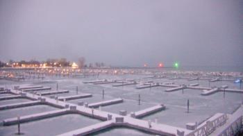Weather camera view of Waukegan Harbor and Marina.