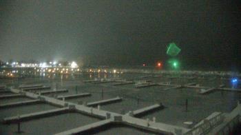 Weather camera view of Waukegan Harbor and Marina.