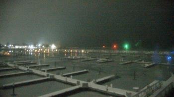 Weather camera view of Waukegan Harbor and Marina.