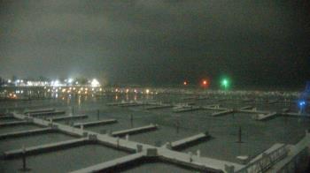 Weather camera view of Waukegan Harbor and Marina.