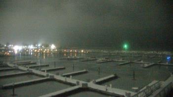 Weather camera view of Waukegan Harbor and Marina.