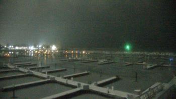 Weather camera view of Waukegan Harbor and Marina.