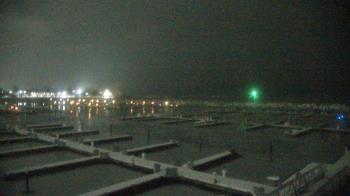 Weather camera view of Waukegan Harbor and Marina.