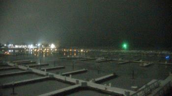 Weather camera view of Waukegan Harbor and Marina.