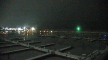 Weather camera view of Waukegan Harbor and Marina.