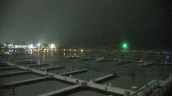 Weather camera view of Waukegan Harbor and Marina.