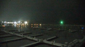 Weather camera view of Waukegan Harbor and Marina.