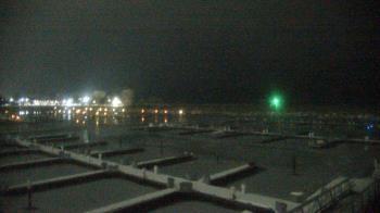 Weather camera view of Waukegan Harbor and Marina.