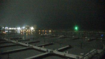 Weather camera view of Waukegan Harbor and Marina.