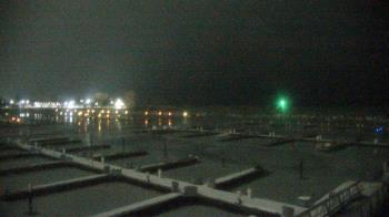 Weather camera view of Waukegan Harbor and Marina.
