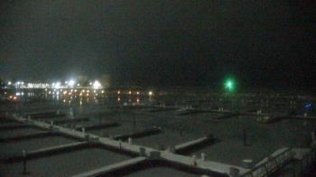 Weather camera view of Waukegan Harbor and Marina.