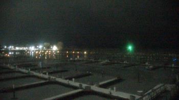Weather camera view of Waukegan Harbor and Marina.