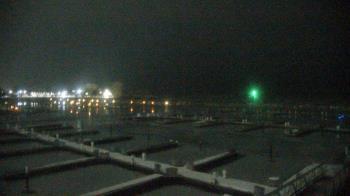 Weather camera view of Waukegan Harbor and Marina.