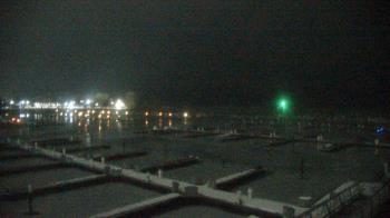 Weather camera view of Waukegan Harbor and Marina.