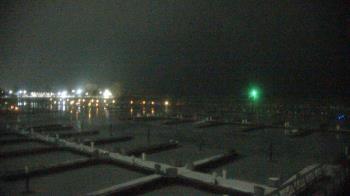 Weather camera view of Waukegan Harbor and Marina.