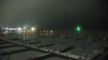 Weather camera view of Waukegan Harbor and Marina.